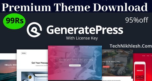 GeneratePress Premium Theme With License Key